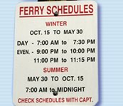 Ferry Schedule